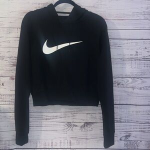 Nike Swoosh Cropped Hoodie